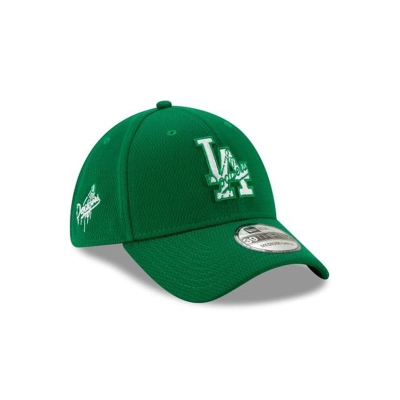 Los Angeles Dodgers Gorra | New Era MLB St Patricks Day 39thirty Stretch Fit Cap Mexico - Verdes
